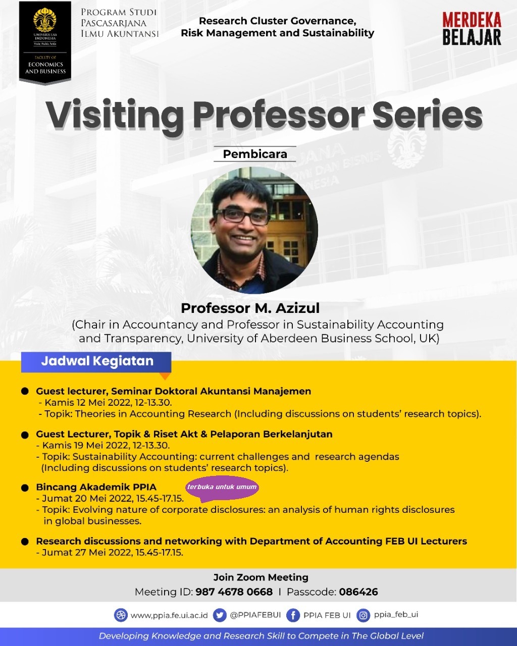 Visiting Professor Series
