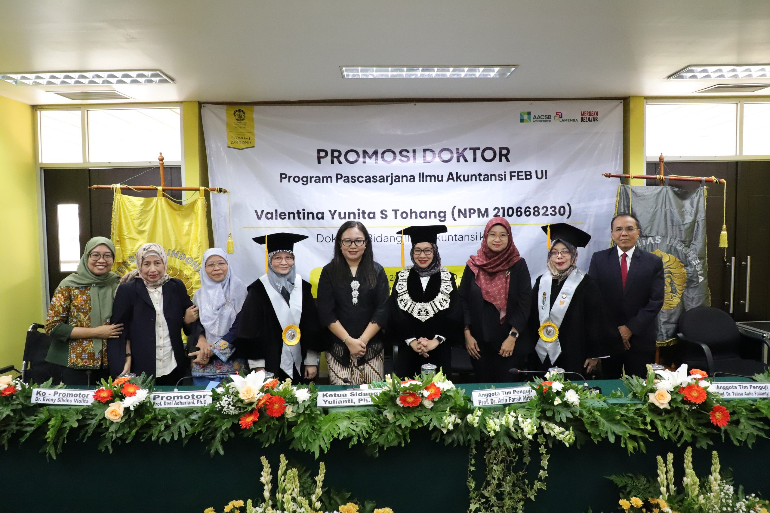 Promosi Doktor PPIA FEB UI, Valentina Yunita S. Tohang Soroti Strategi Bisnis, Dampak Reputasi ESG, dan Kualitas Pelaporan Keuangan di Asia