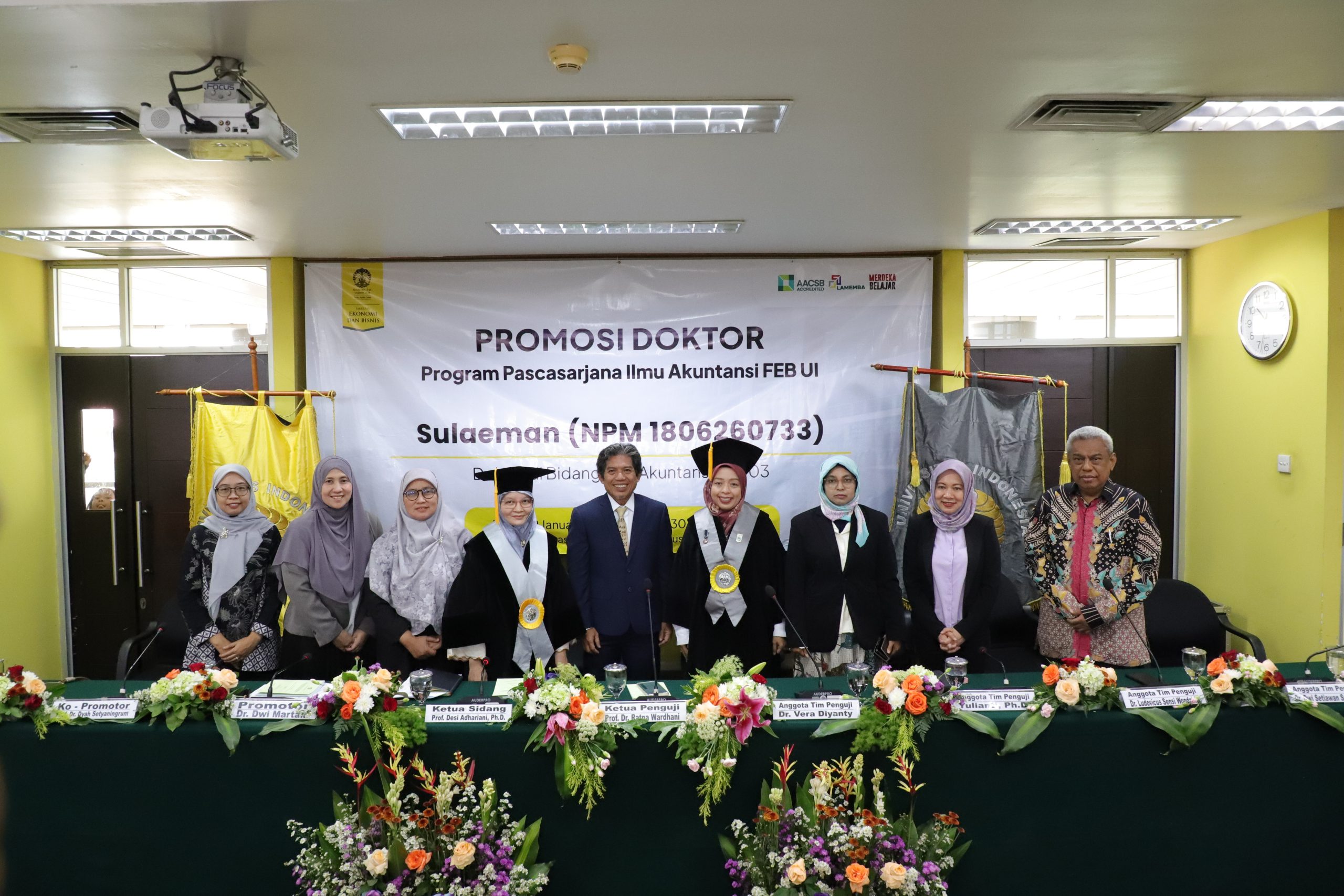 Promosi Doktor PPIA FEB UI, Sulaeman Analisis Hubungan Tata Kelola Pengadaan, Efektivitas APIP, dan Tekanan Ekonomi Politik Terhadap Fraud Pengadaan Barang/Jasa di Pemerintahan Pusat Indonesia