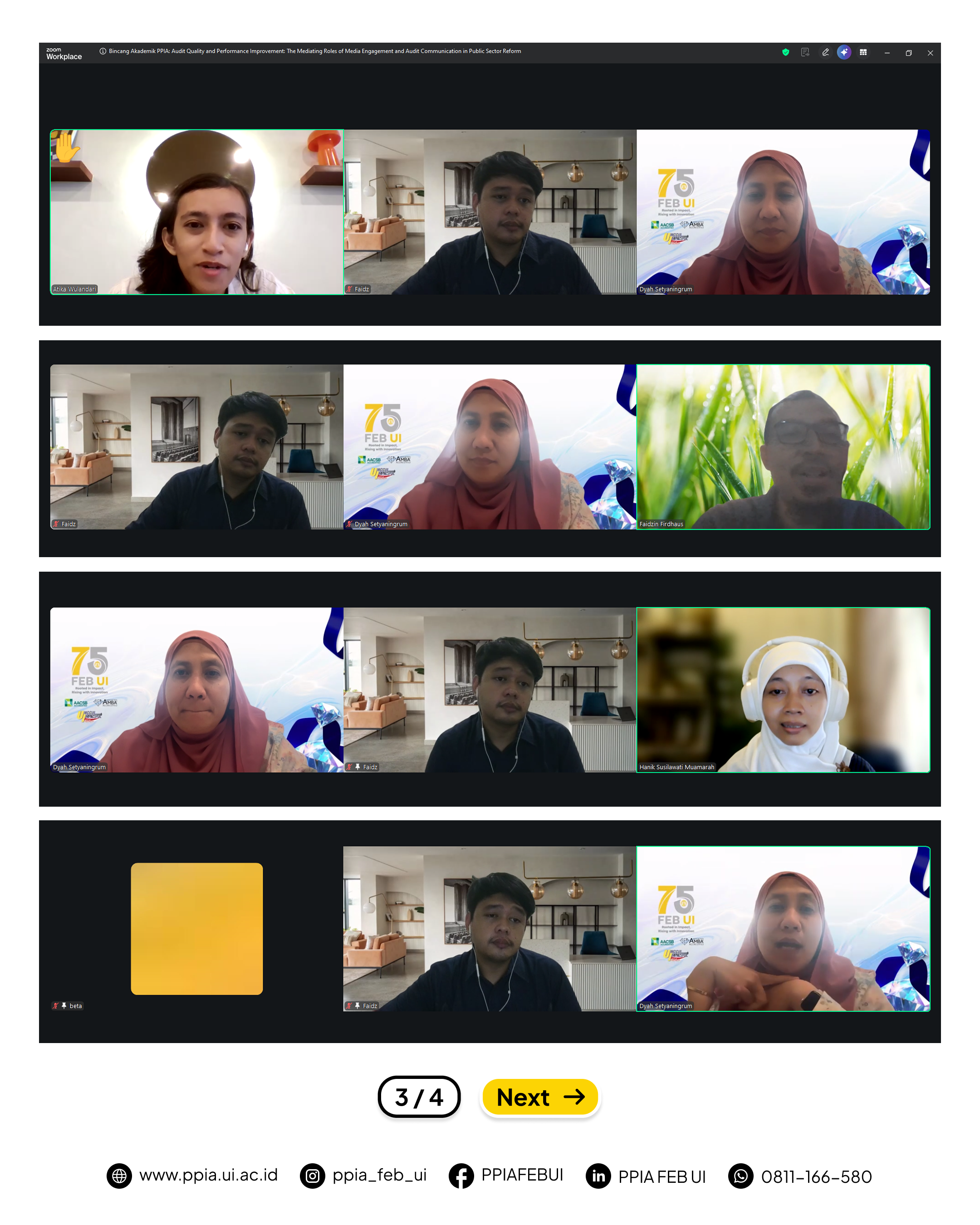 Bincang Akademik PPIA FEB UI 17 April 2026