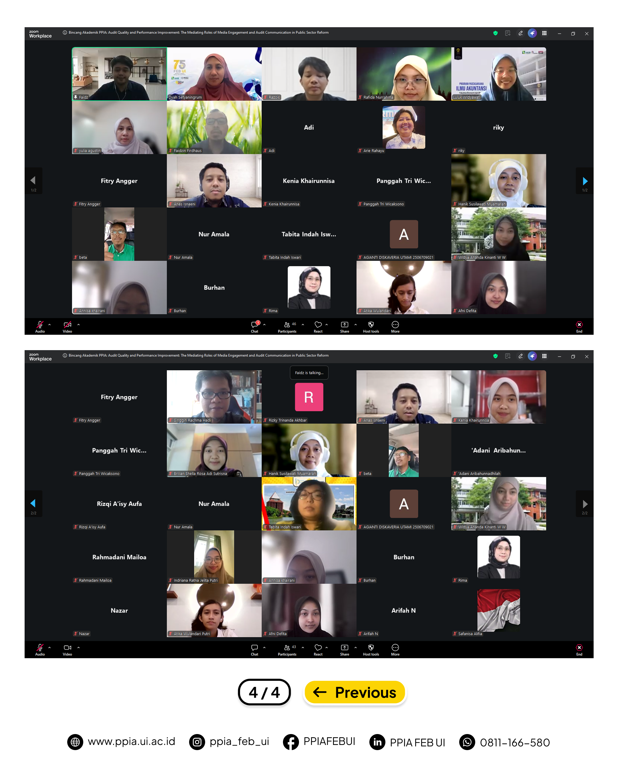Bincang Akademik PPIA FEB UI 17 April 2026