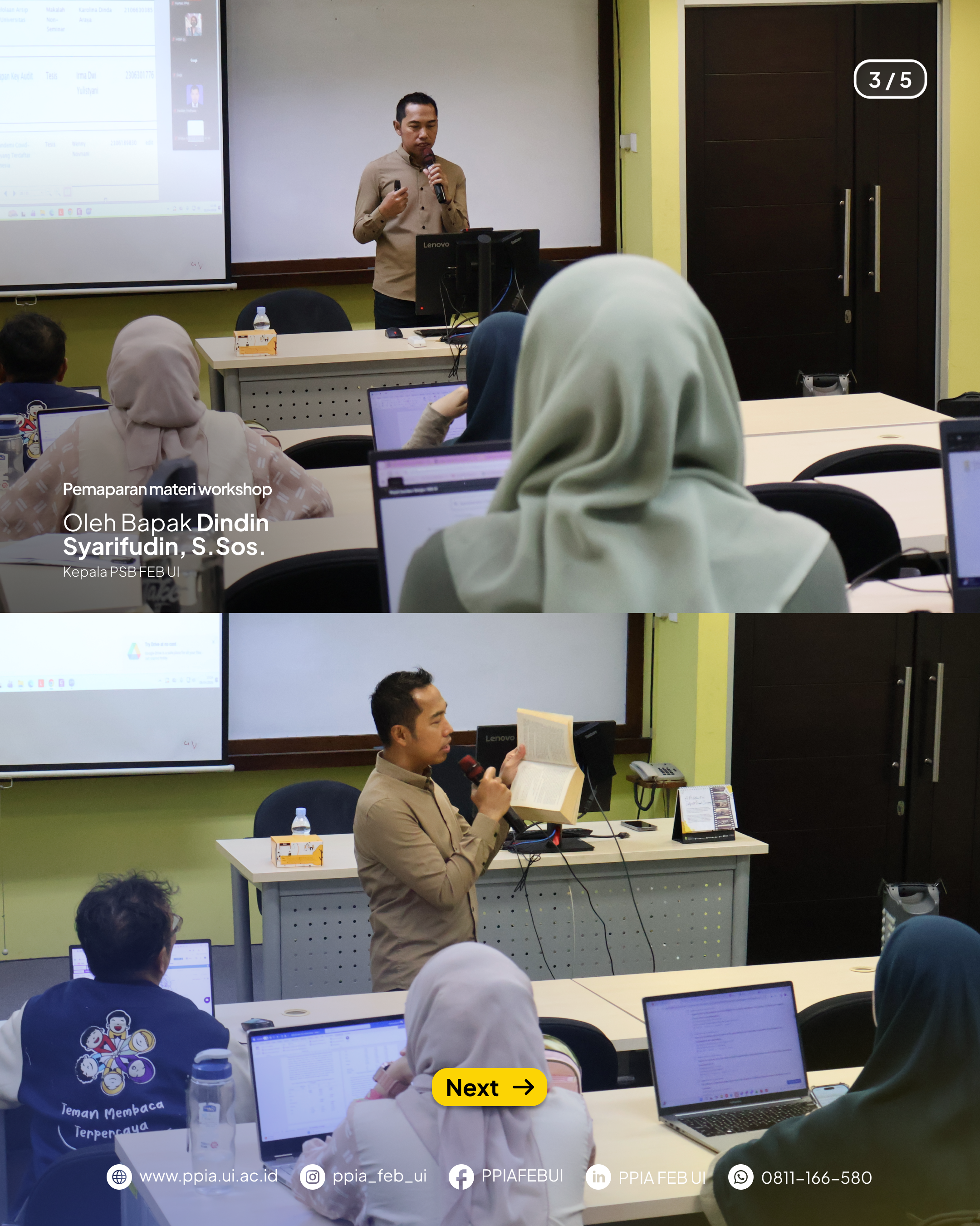 PPIA FEB UI Menyelenggarakan Workshop Pengambilan Data Refinitiv dan ...